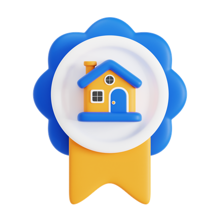 Real Estate Badge 3D Icon