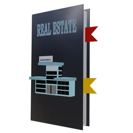 Real Estate Book  3D Icon