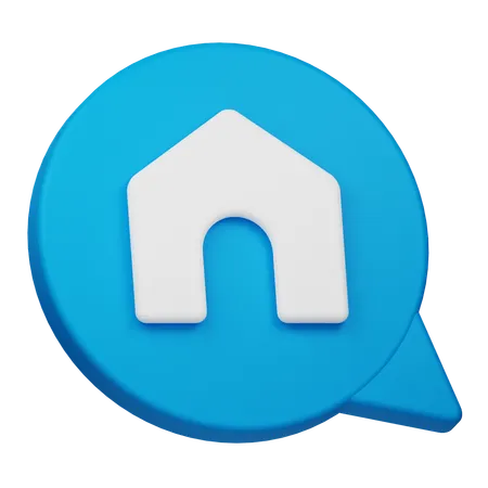 Real Estate Contact Service  3D Icon