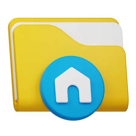 Real Estate Folder  3D Icon