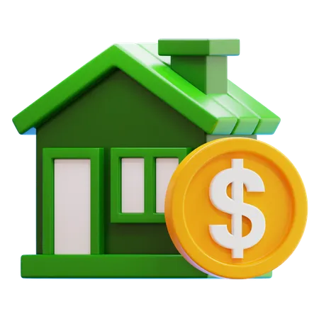 Real Estate Investment  3D Icon