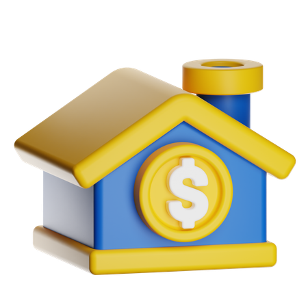 Real Estate Investment  3D Icon