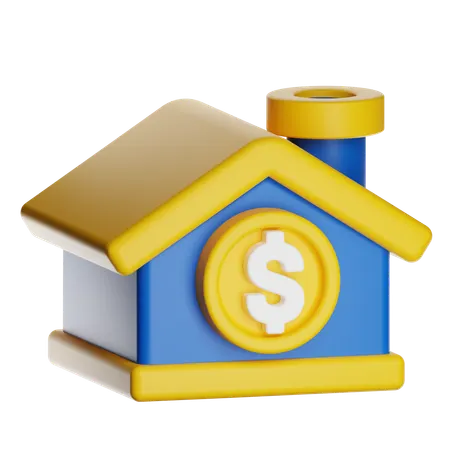 Real Estate Investment  3D Icon