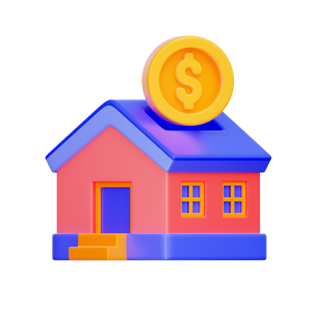 Real Estate Investment  3D Icon