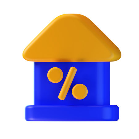 Real Estate Sale  3D Icon