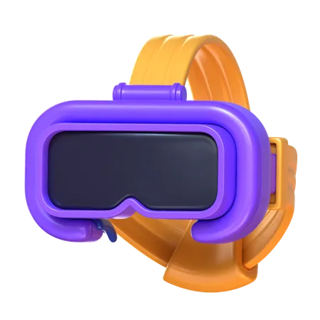 Realidad virtual  3D Icon