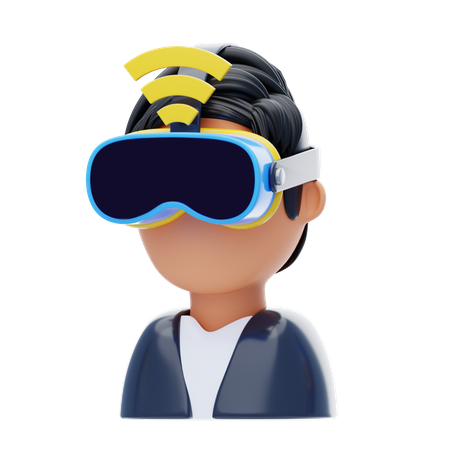 Realidad virtual  3D Icon