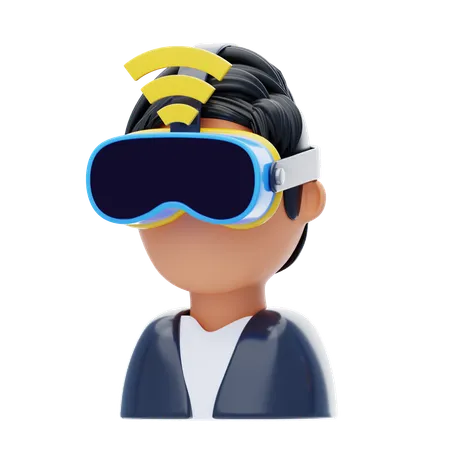 Realidad virtual  3D Icon