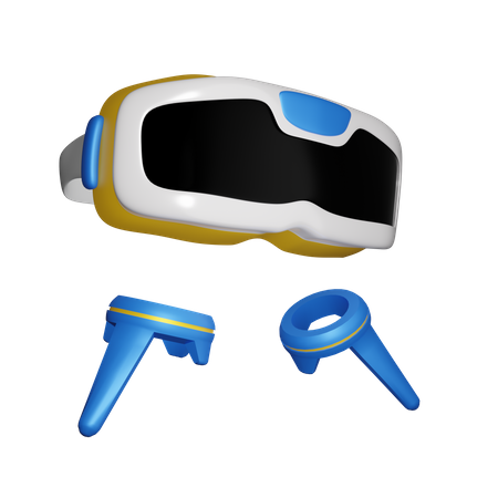 Realidad virtual  3D Icon