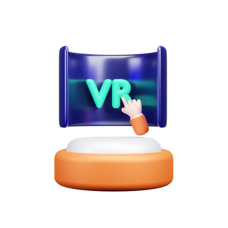 Realidade virtual  3D Icon