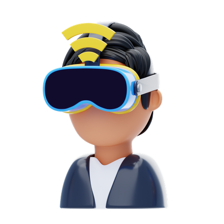 Realidade virtual  3D Icon