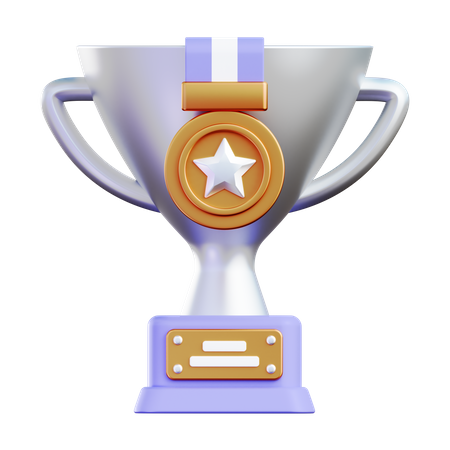 Trophée de réussite  3D Icon