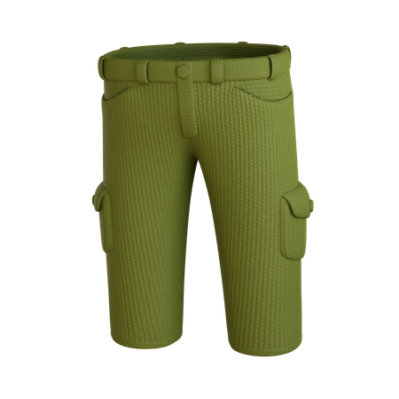 Realistic Cargo Pants  3D Icon