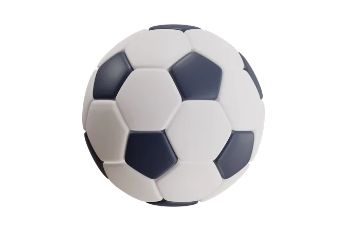 Realistic Soccer Ball  3D Icon