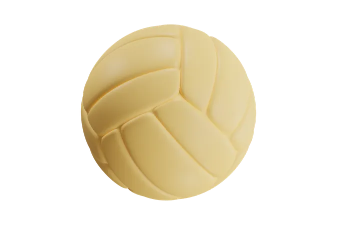 Realistic Volleyball Graphic  3D Icon