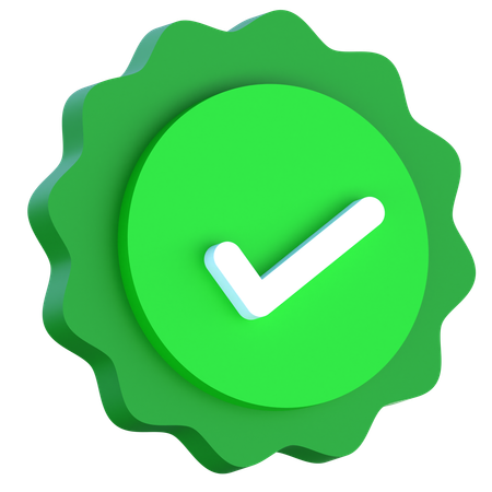 Hecho exitosamente  3D Icon
