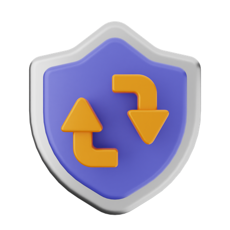 Realtime Shield Protection  3D Icon