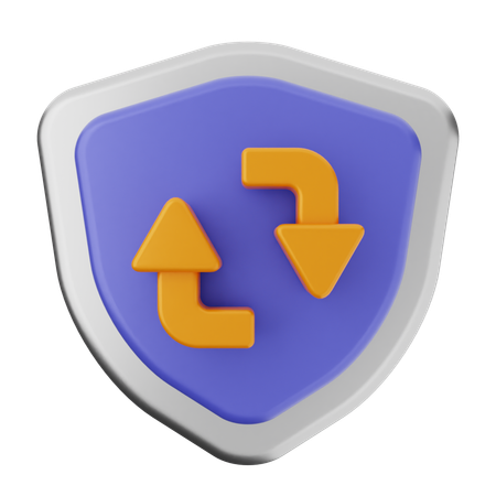 Realtime Shield Protection  3D Icon