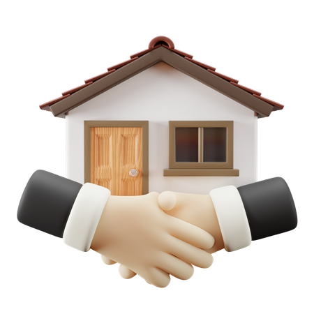 Realtor Handshake  3D Icon