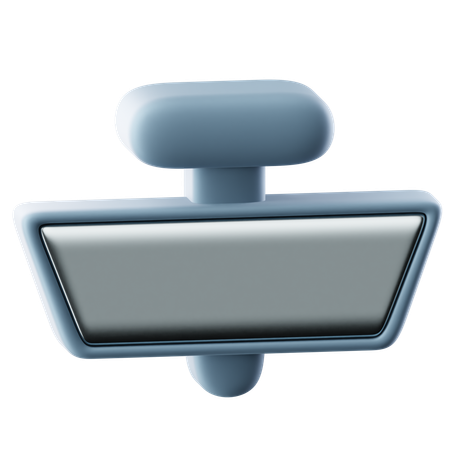 Rearview Mirror  3D Icon