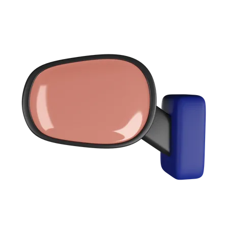 Rear Mirror Contains PNG BLEND GLTF And OBJ Files 3D Icon