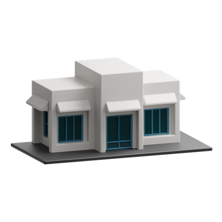 Reataurant Building  3D Icon