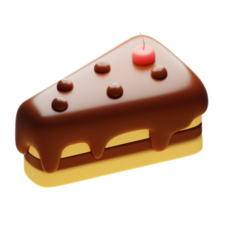 Rebanada de pastel  3D Icon