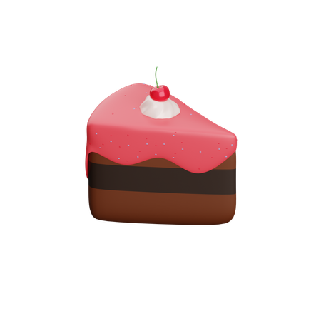 Rebanada de pastel  3D Icon