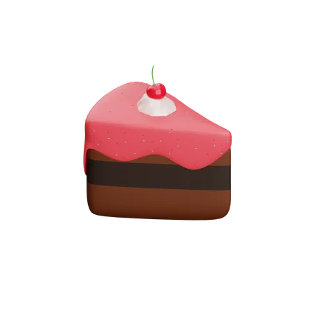 Rebanada de pastel  3D Icon