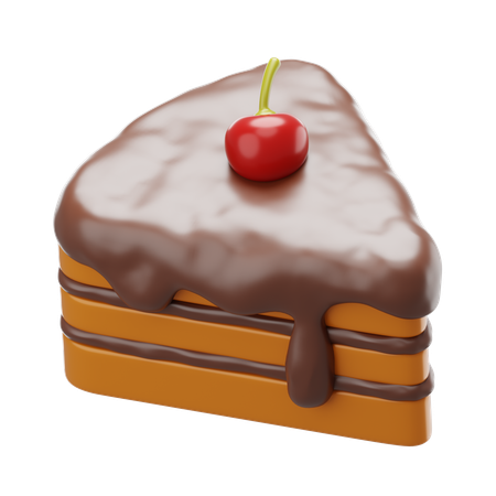 Rebanada de pastel  3D Icon