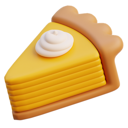 Rebanada de pastel  3D Icon