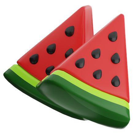 Rodaja de sandia  3D Icon