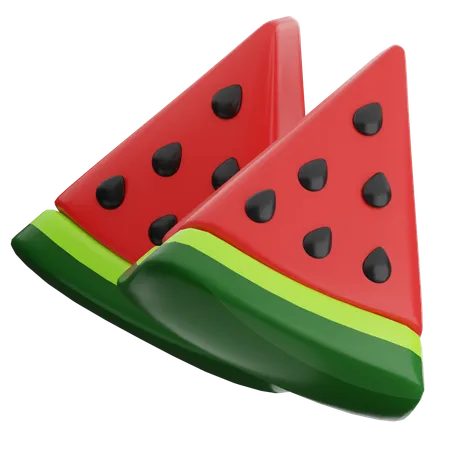 Rodaja de sandia  3D Icon