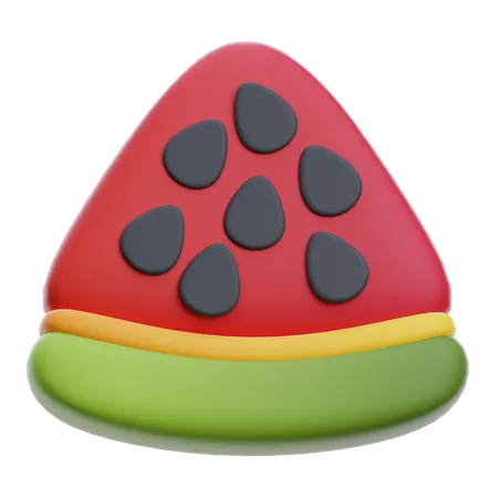 Rodaja de sandia  3D Icon