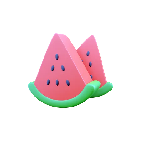 Rodaja de sandia  3D Icon