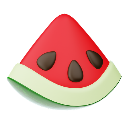 Rebanada de sandia  3D Icon