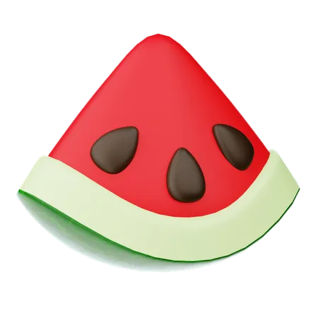 Rebanada de sandia  3D Icon