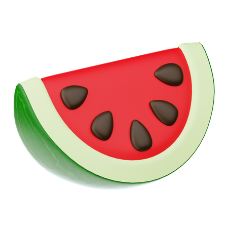 Rebanada de sandia  3D Icon