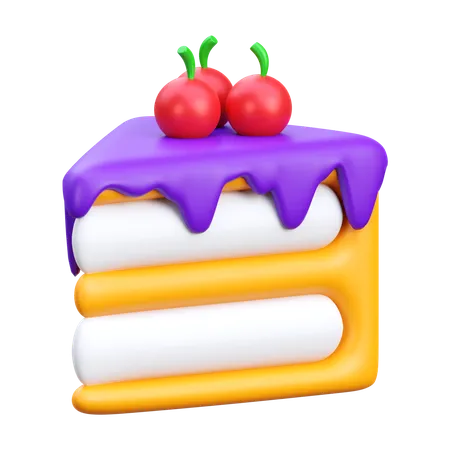 Rebanadas de pastel  3D Icon