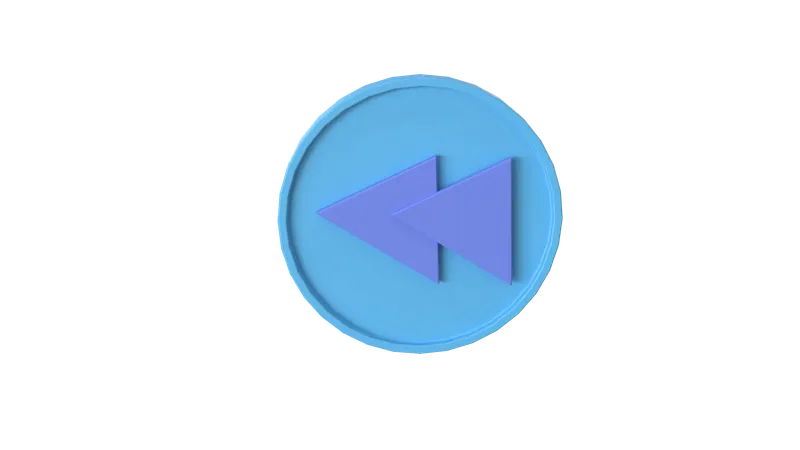 Retroceder  3D Icon