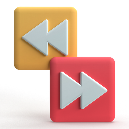 Retroceder  3D Icon