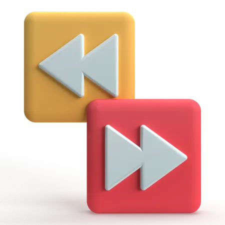 Retroceder  3D Icon