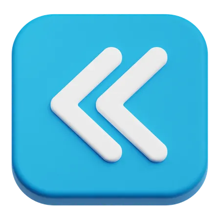 Seta de retrocesso  3D Icon