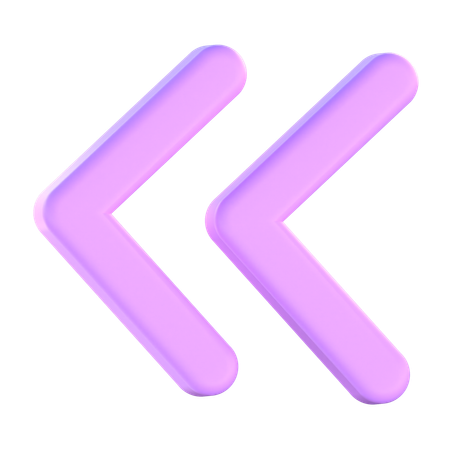 Seta de retrocesso  3D Icon