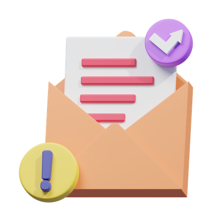 E-mail renvoyé  3D Icon