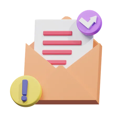 E-mail renvoyé  3D Icon