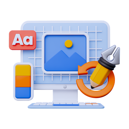 Rebranding du logo  3D Icon