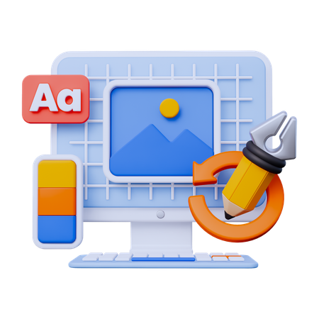 Rebranding de logotipo  3D Icon