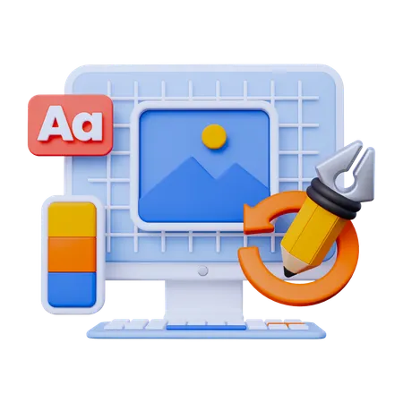 Rebranding de logotipo  3D Icon