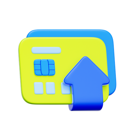 Recarga de cartão de crédito  3D Icon